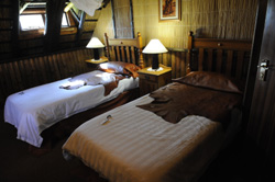 Bedroom at Kalahari Lodge Buitepos Nambia