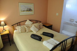 Peaceful bedroom at Quinta lodge Namibia