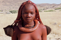 Traditional Himba girl