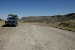 Namibian gravel road
