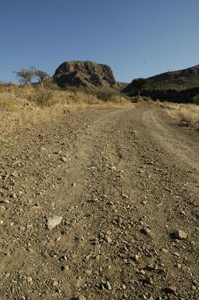 Rough graded road Namibia