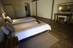 Clean quiet bedroom at Olive guesthouse Okahandja