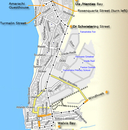 Map of Amarachi Guesthouse