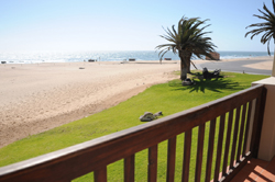 lodge accommodation in walvis bay  near the beach