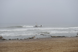 a sight to see at the beach  in walvis bay