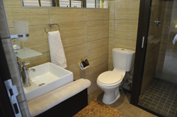 Lovely bathrooms at the Elegant guest house Windhoek