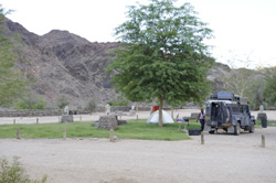 Fish river canyon ai ais camping site namibia