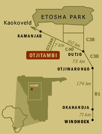 Otjitambi Guest Farm  Map