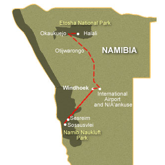 Taste of Namibia safari